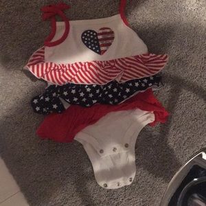 4th of July onesie